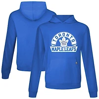 Men's Levelwear Royal Toronto Maple Leafs Relay Banner Arch Pullover Hoodie