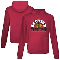 Men's Levelwear Chicago Blackhawks Relay Banner Arch Pullover Hoodie