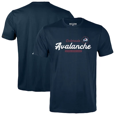 Youth Levelwear  Navy Colorado Avalanche Little Richmond Monument T-Shirt