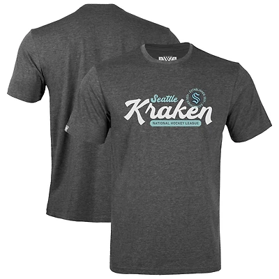 Youth Levelwear  Gray Seattle Kraken Little Richmond Monument T-Shirt