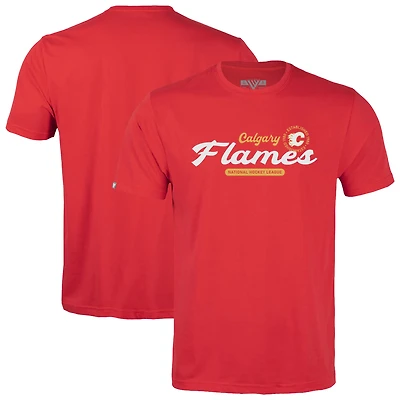 Youth Levelwear  Red Calgary Flames Little Richmond Monument T-Shirt
