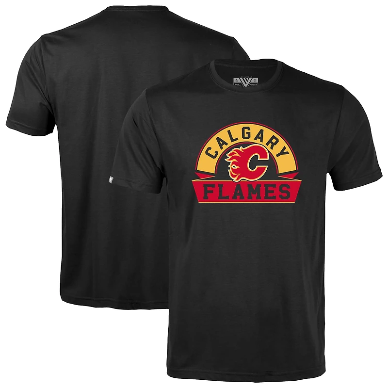 Youth Levelwear Calgary Flames Little Richmond Banner Arch T-Shirt
