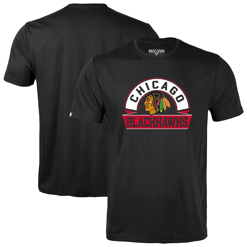 Youth Levelwear Chicago Blackhawks Little Richmond Banner Arch T-Shirt