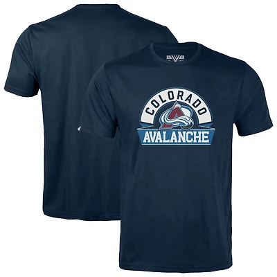 Youth Levelwear  Navy Colorado Avalanche Little Richmond Banner Arch T-Shirt