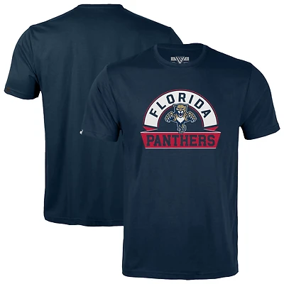 Youth Levelwear  Navy Florida Panthers Little Richmond Banner Arch T-Shirt