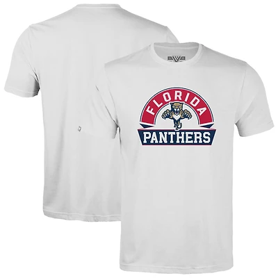 Youth Levelwear  White Florida Panthers Little Richmond Banner Arch T-Shirt