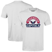 Youth Levelwear  White Washington Capitals Little Richmond Banner Arch T-Shirt