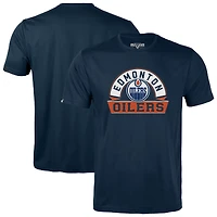 Youth Levelwear  Navy Edmonton Oilers Little Richmond Banner Arch T-Shirt