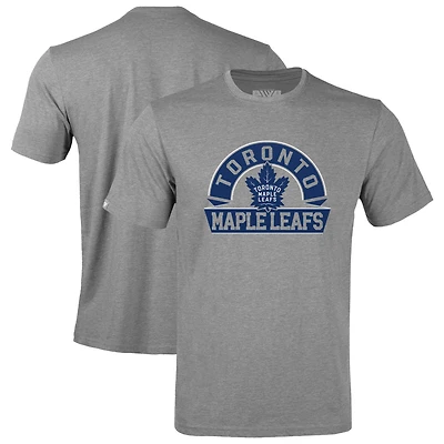 Youth Levelwear  Gray Toronto Maple Leafs Little Richmond Banner Arch T-Shirt