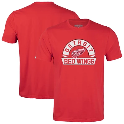 Youth Levelwear  Red Detroit Wings Little Richmond Banner Arch T-Shirt