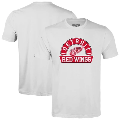 Youth Levelwear  White Detroit Red Wings Little Richmond Banner Arch T-Shirt