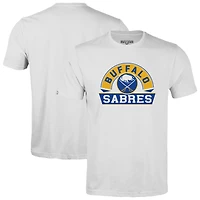 Youth Levelwear  White Buffalo Sabres Little Richmond Banner Arch T-Shirt