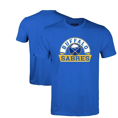 Youth Levelwear  Royal Buffalo Sabres Little Richmond Banner Arch T-Shirt