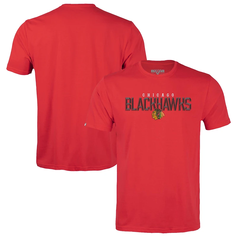 Youth Levelwear Red Chicago Blackhawks Little Richmond Carve T-Shirt