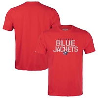Youth Levelwear  Red Columbus Blue Jackets Little Richmond Carve T-Shirt