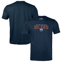 Youth Levelwear  Navy Edmonton Oilers Little Richmond Carve T-Shirt