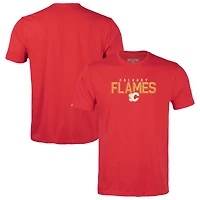 Youth Levelwear  Red Calgary Flames Little Richmond Carve T-Shirt