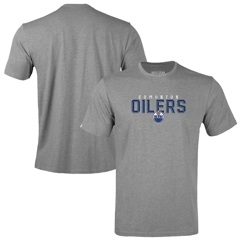 Youth Levelwear  Gray Edmonton Oilers Little Richmond Carve T-Shirt