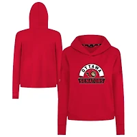 Women's Levelwear Ottawa Senators Sweet Banner Arch Tri-Blend Cropped Pullover Hoodie