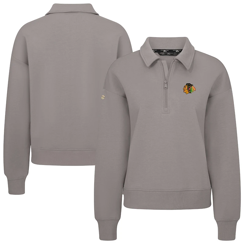 Women's Levelwear Chicago Blackhawks Canmore Quarter-Zip Pullover