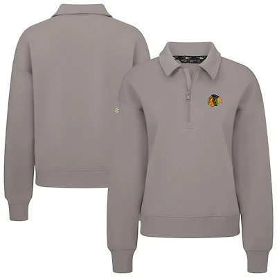 Women's Levelwear Chicago Blackhawks Canmore Quarter-Zip Pullover