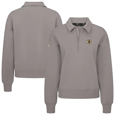 Women's Levelwear Boston Bruins Canmore Quarter-Zip Pullover