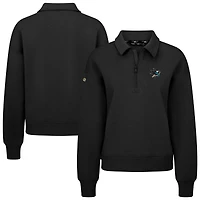 Women's Levelwear  Black San Jose Sharks Canmore Quarter-Zip Pullover