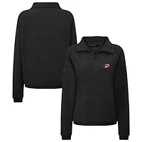 Women's Levelwear  Black Carolina Hurricanes Camden Quarter-Zip Pullover