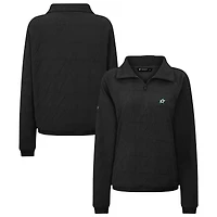 Women's Levelwear  Black Dallas Stars Camden Quarter-Zip Pullover