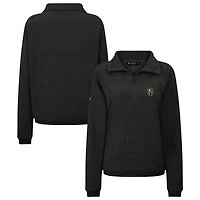 Women's Levelwear  Black Vegas Golden Knights Camden Quarter-Zip Pullover