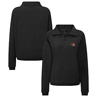 Women's Levelwear  Black Ottawa Senators Camden Quarter-Zip Pullover
