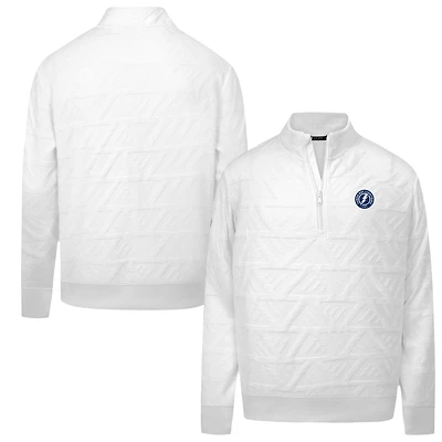 Men's Levelwear  White Tampa Bay Lightning Camden Quarter-Zip Pullover