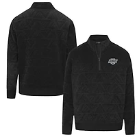 Men's Levelwear  Black Los Angeles Kings Camden Quarter-Zip Pullover
