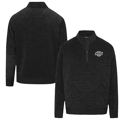 Men's Levelwear  Black Los Angeles Kings Camden Quarter-Zip Pullover