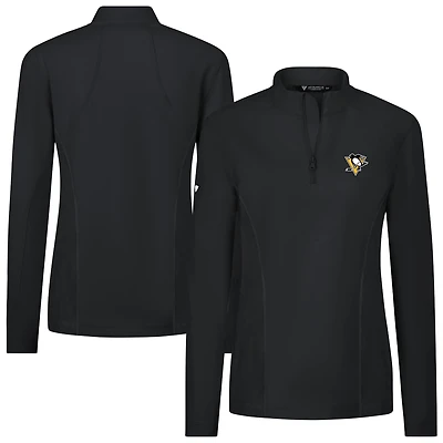 Women's Levelwear Pittsburgh Penguins Upright Quarter-Zip Pullover