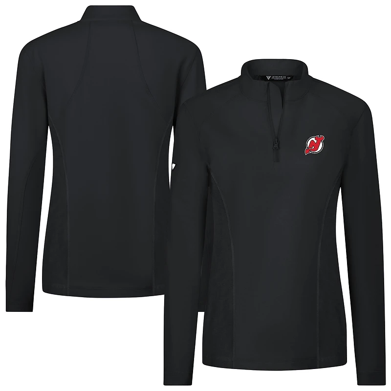 Women's Levelwear New Jersey Devils Upright Quarter-Zip Pullover