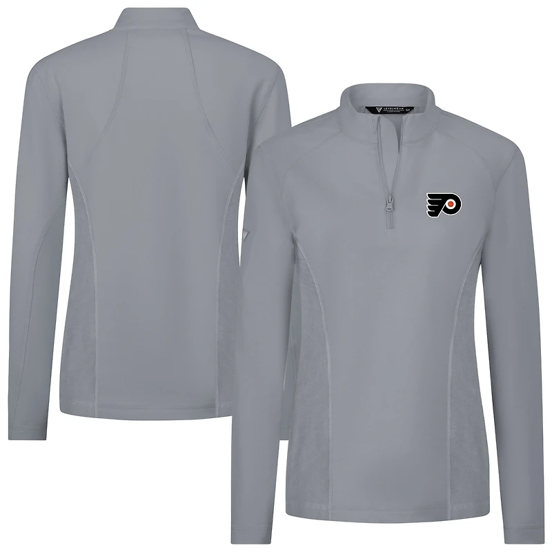 Women's Levelwear Philadelphia Flyers Upright Quarter-Zip Pullover