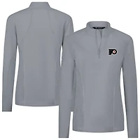 Women's Levelwear Philadelphia Flyers Upright Quarter-Zip Pullover