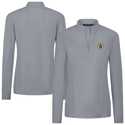 Women's Levelwear Boston Bruins Upright Quarter-Zip Pullover