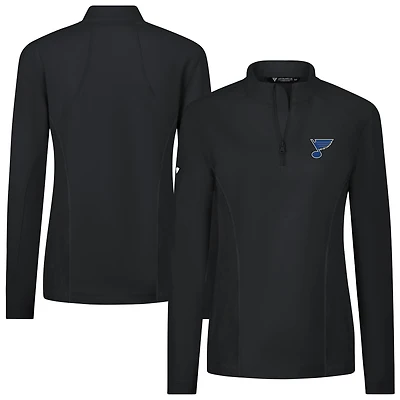 Women's Levelwear St. Louis Blues Upright Quarter-Zip Pullover