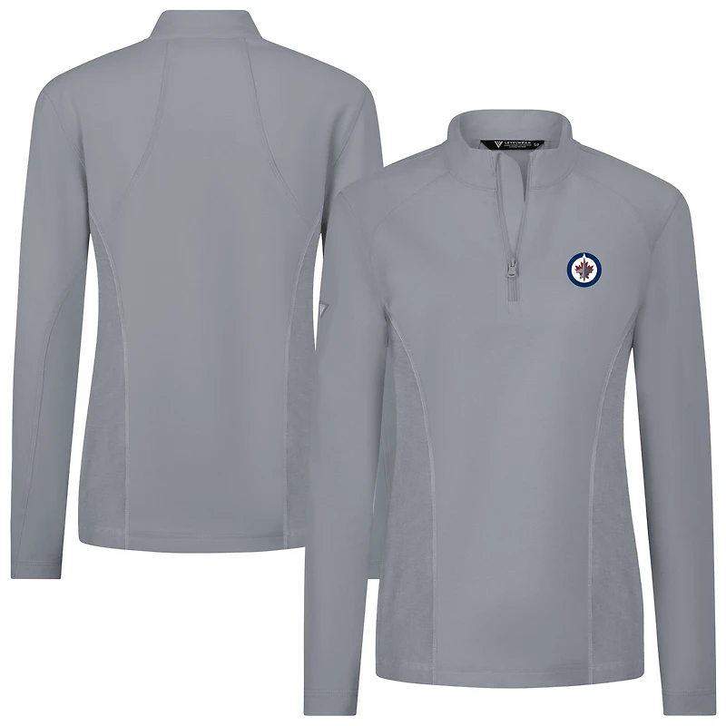 Women's Levelwear Winnipeg Jets Upright Quarter-Zip Pullover