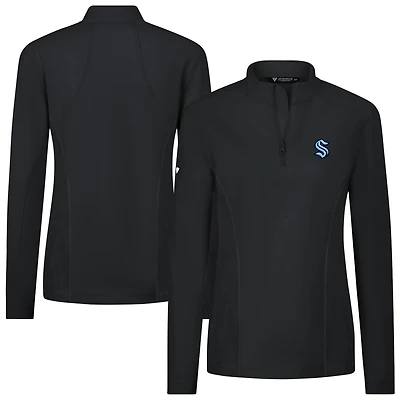 Women's Levelwear Seattle Kraken Upright Quarter-Zip Pullover