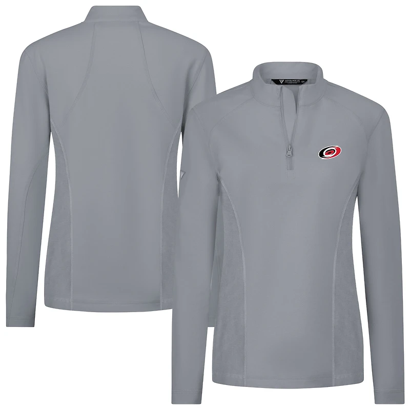 Women's Levelwear Carolina Hurricanes Upright Quarter-Zip Pullover