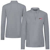 Women's Levelwear Carolina Hurricanes Upright Quarter-Zip Pullover