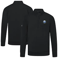 Men's Levelwear Buffalo Sabres Upright Tri-Blend Quarter-Zip Pullover