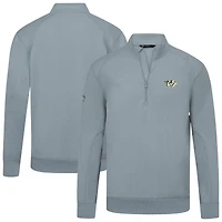 Men's Levelwear Nashville Predators Upright Tri-Blend Quarter-Zip Pullover