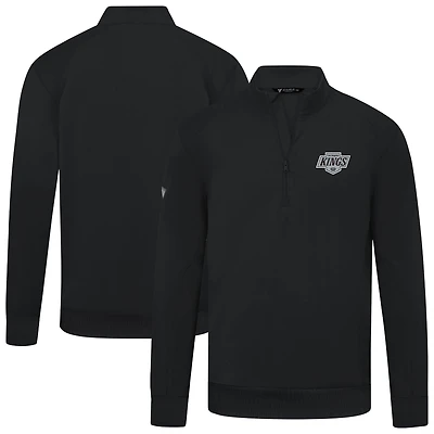 Men's Levelwear Los Angeles Kings Upright Tri-Blend Quarter-Zip Pullover