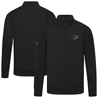 Men's Levelwear San Jose Sharks Upright Tri-Blend Quarter-Zip Pullover