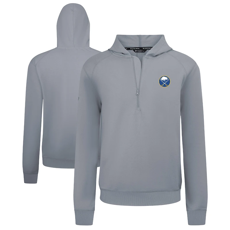 Men's Levelwear Buffalo Sabres Technic Quarter-Zip Pullover Hoodie