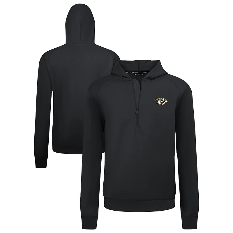 Men's Levelwear Nashville Predators Technic Quarter-Zip Pullover Hoodie